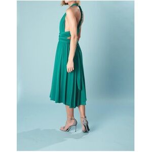 Butter by Nadia Infinity Multiway Convertible Any Occasion Midi Dress One Size